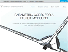 Tablet Screenshot of membranedetail.com